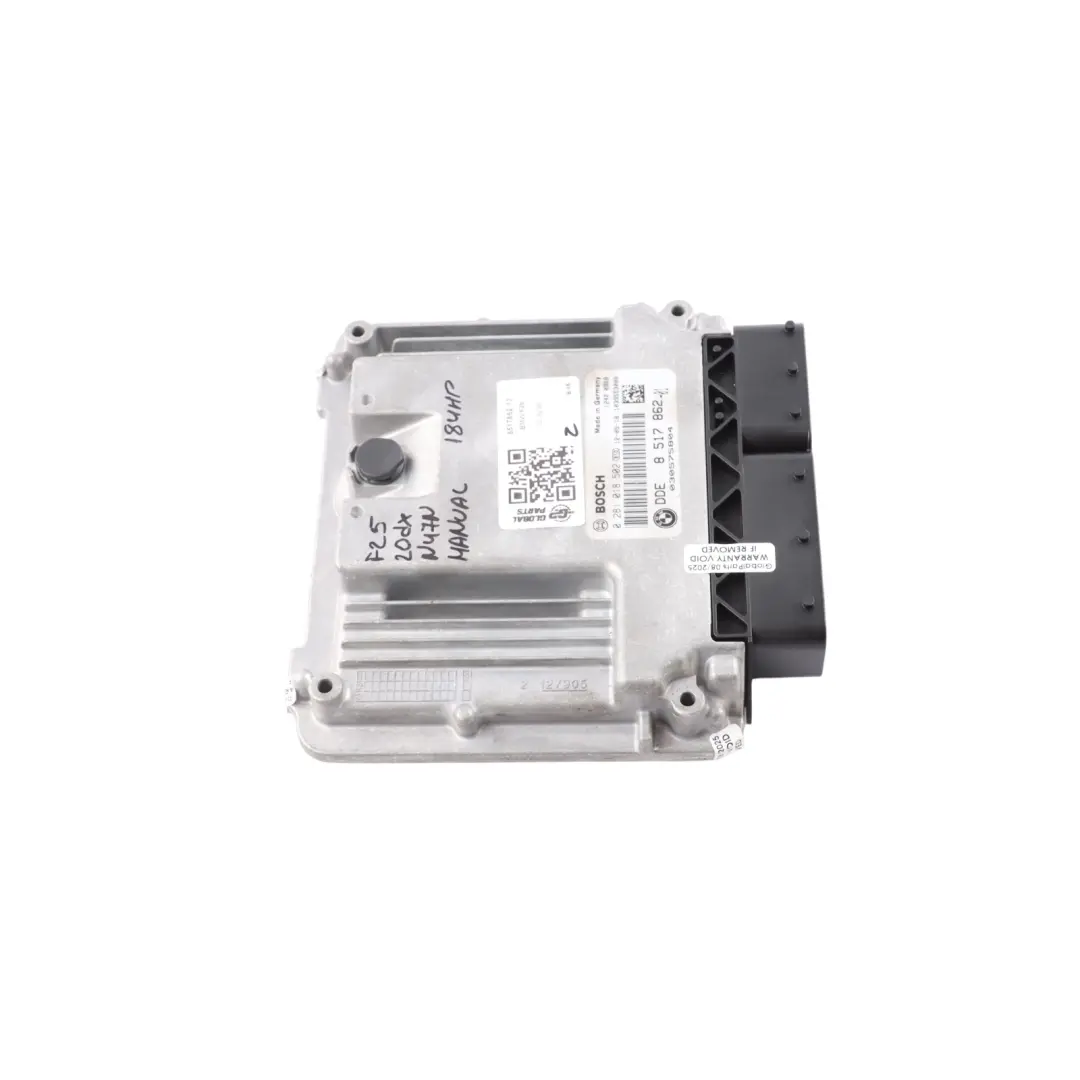 20dX N47N 184HP Diesel Engine Unit ECU DDE Manual to BMW F20 F21 X3 F25 with Part number 8517862 BMW F20 F21 X3 F25 20dX N47N 184HP Diesel Engine Unit ECU DDE Manual - SKU 8517862-13 - Part number 8517862