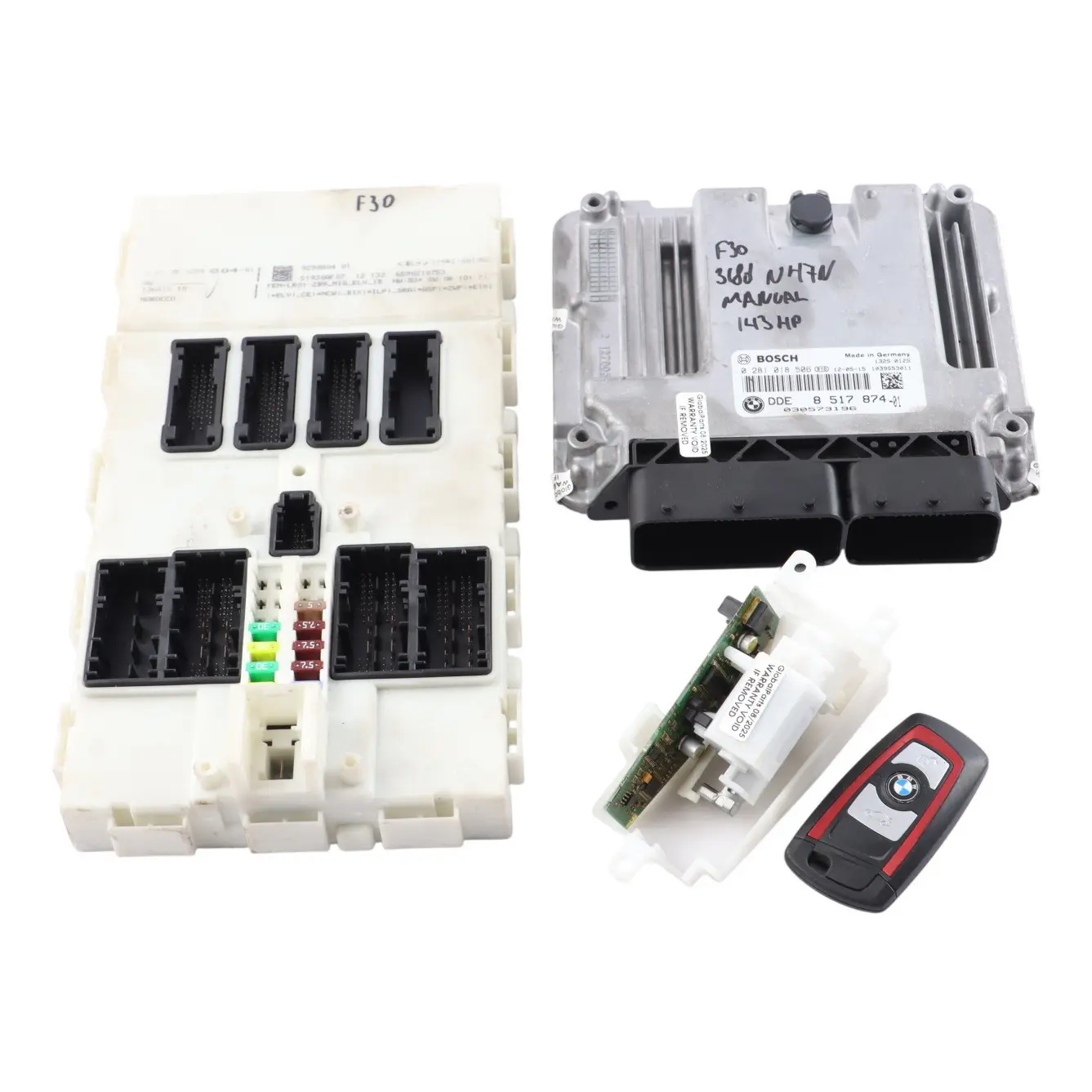 BMW F20 F21 F30 116d 316d N47N 143HP Engine Control ECU DDE Kit 8517874 Manual