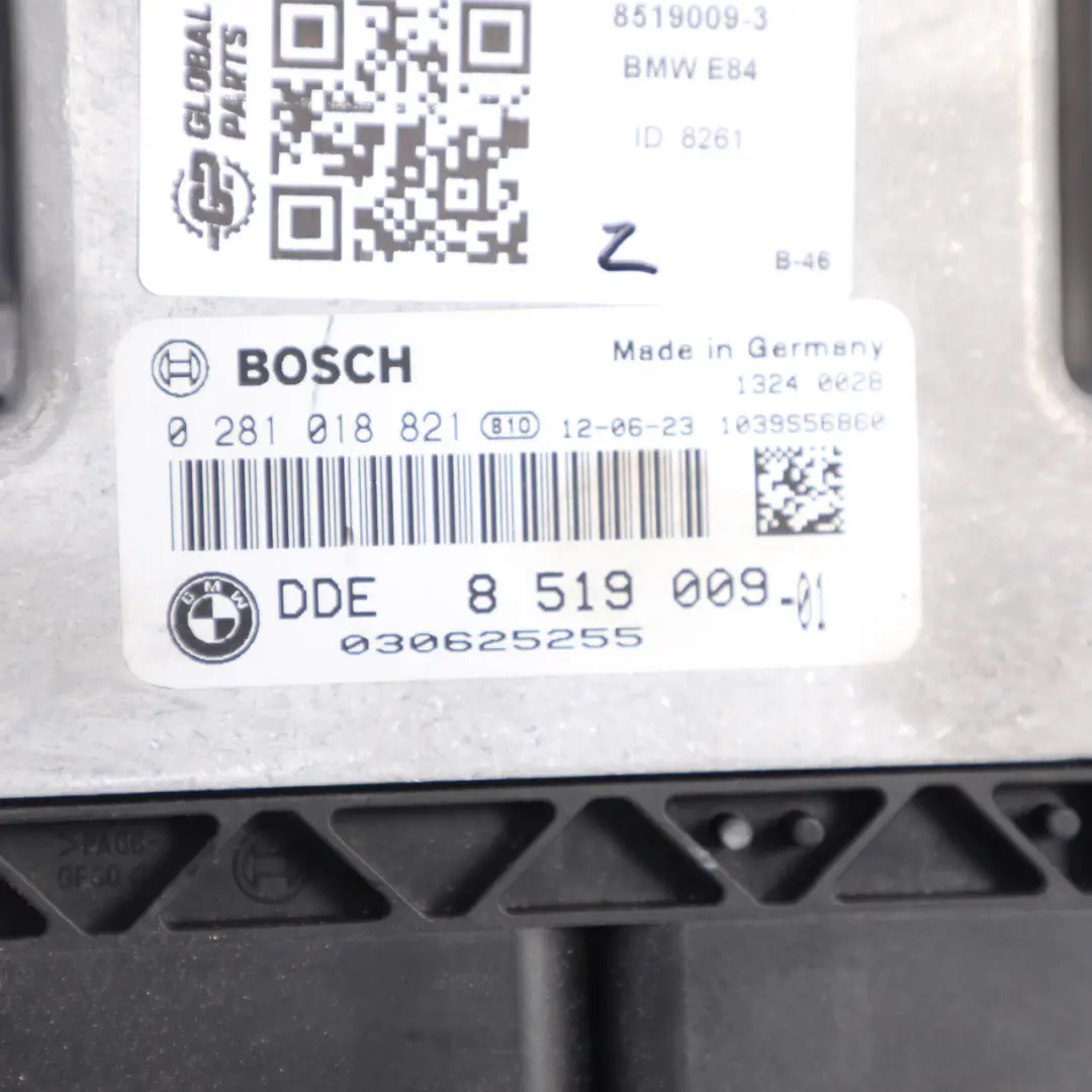 BMW X1 E84 20dX Diesel N47N 184HP Engine Control Unit ECU DDE Automatic - SKU 8519009-3 - Part number 8519009
