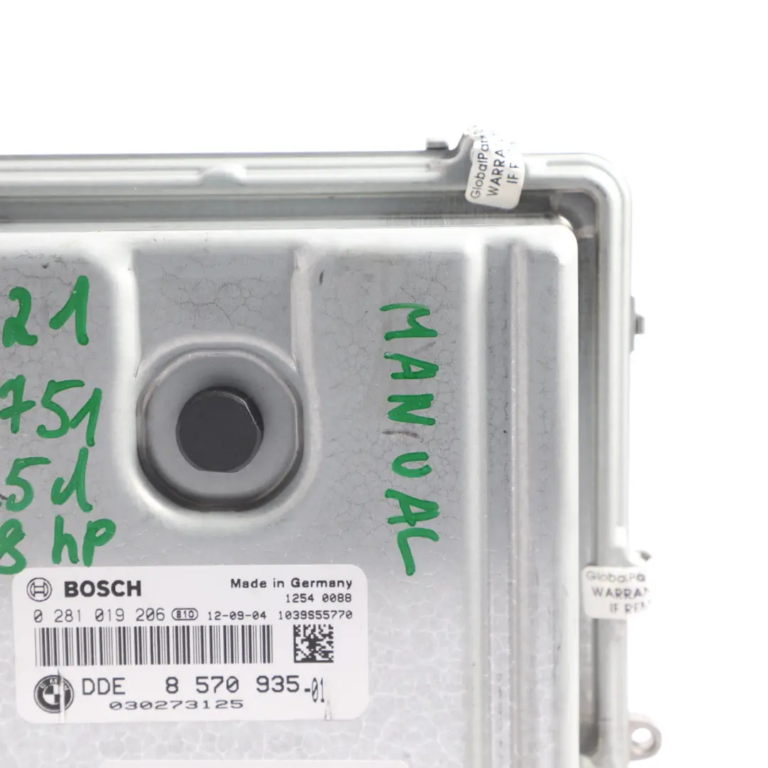 N47S1 218HP Engine Control Unit ECU DDE Manual to BMW F20 F30 125d 325d with Part number 8570935 BMW F20 F30 125d 325d N47S1 218HP Engine Control Unit ECU DDE Manual - SKU 8570935 - Part number 8570935