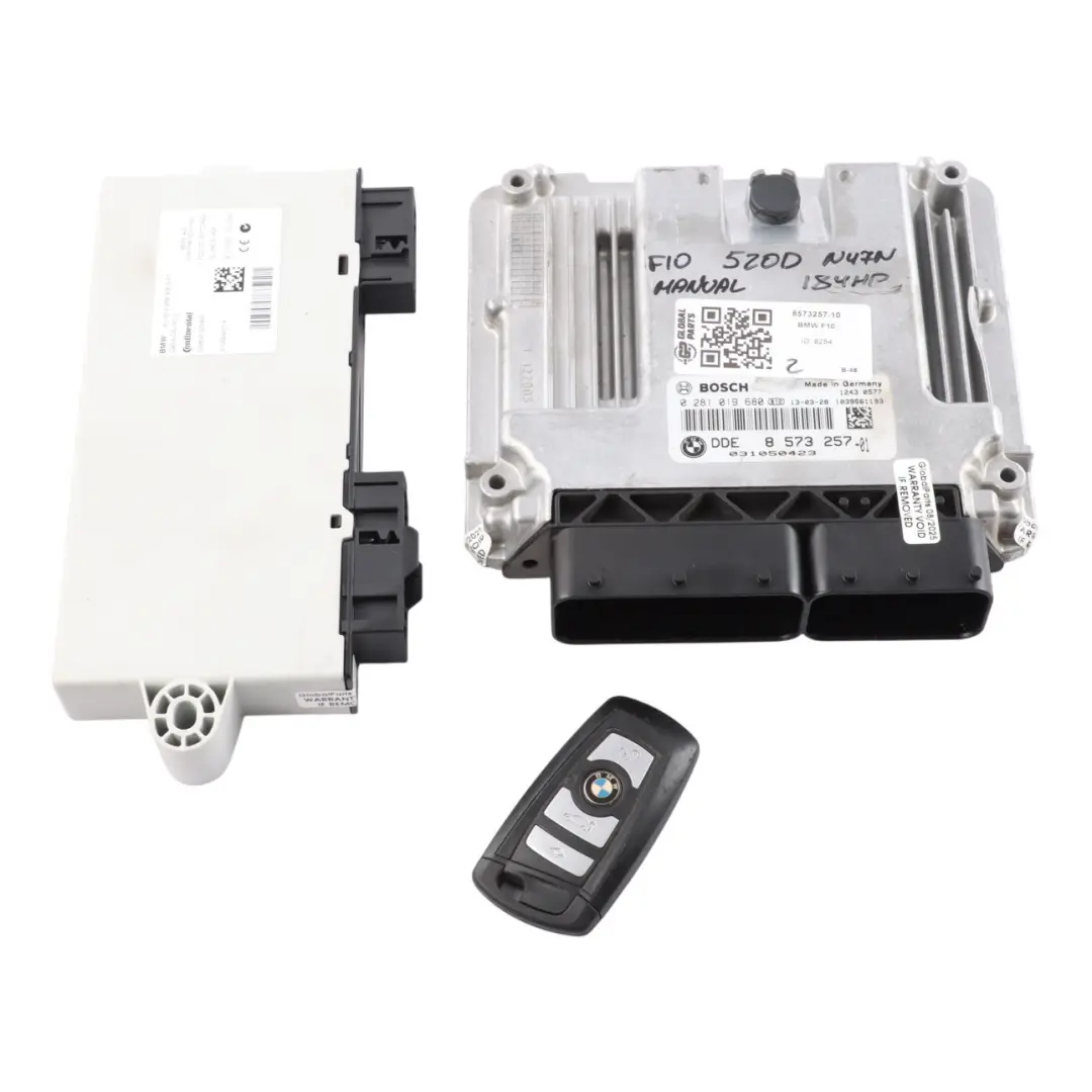 BMW F20 F30 F32 120d 320d 420d N47N 184HP Control ECU Kit DDE Manual - SKU 8573257-10 - Part number 8573257