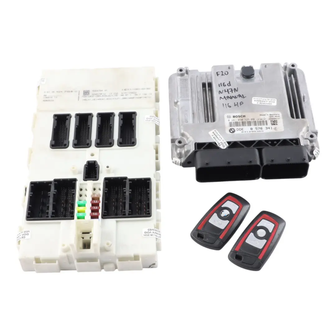 BMW F20 F30 F31 116d 316d 116HP N47N Engine Control ECU DDE Kit Manual - SKU 8576341-12 - Part number 8576341