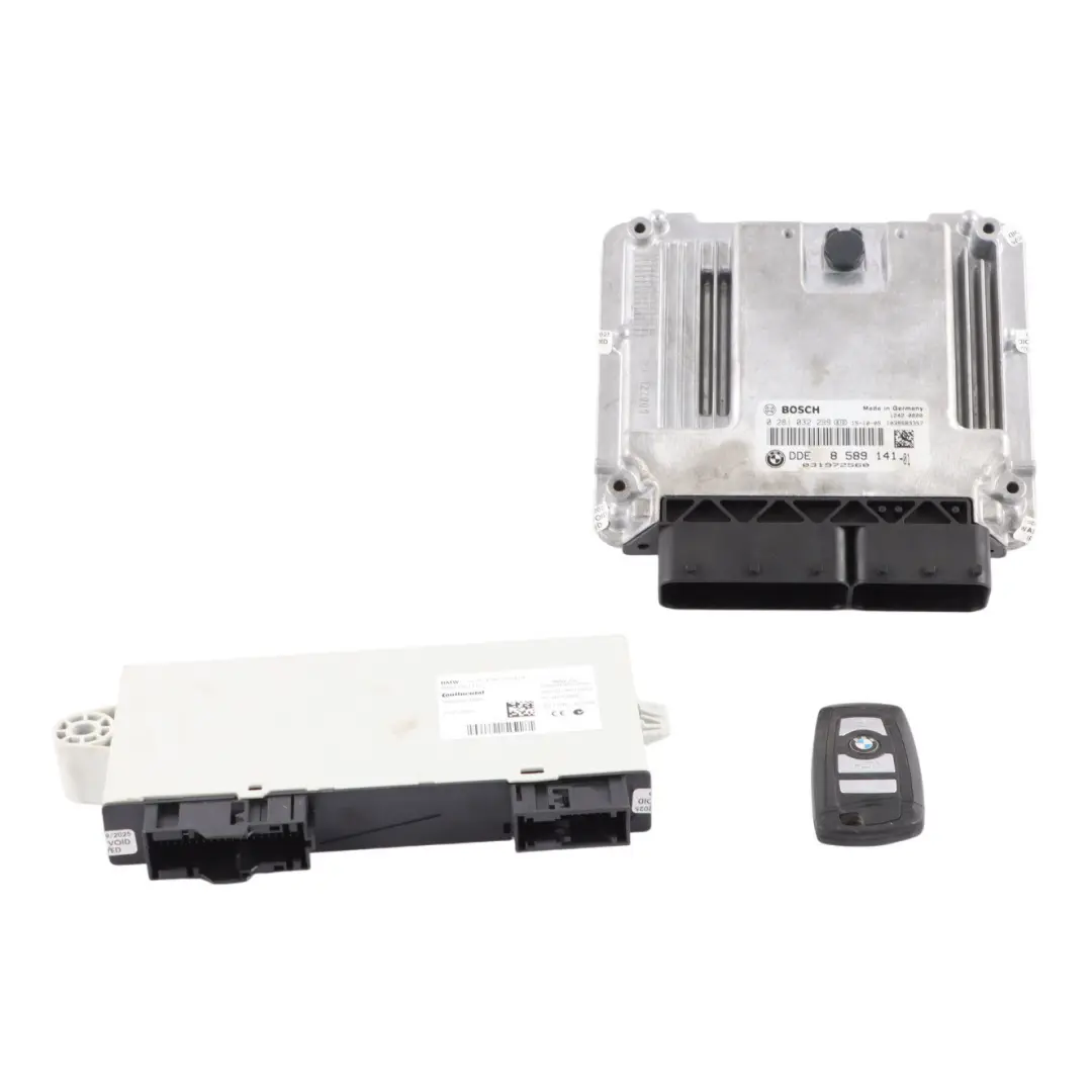 BMW F10 F11 LCI 520d B47 190HP Engine ECU Kit DDE CAS4 + Key Manual - SKU 8589141-8 - Part number 8589141