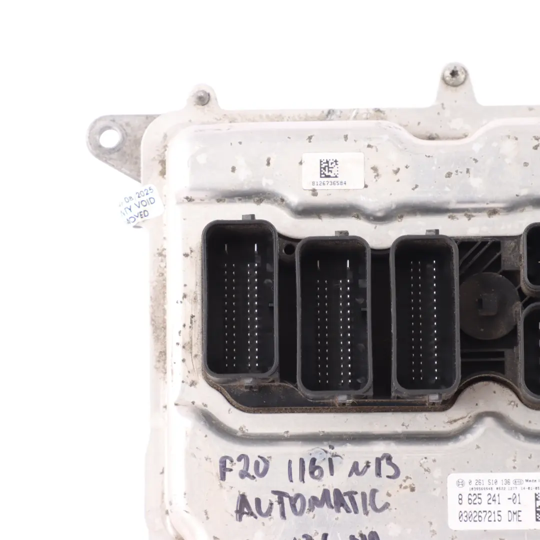 BMW F20 F30 116i 316i N13 Engine Control Unit Module ECU DME Automatic - SKU 8625241-8 - Part number 8625241
