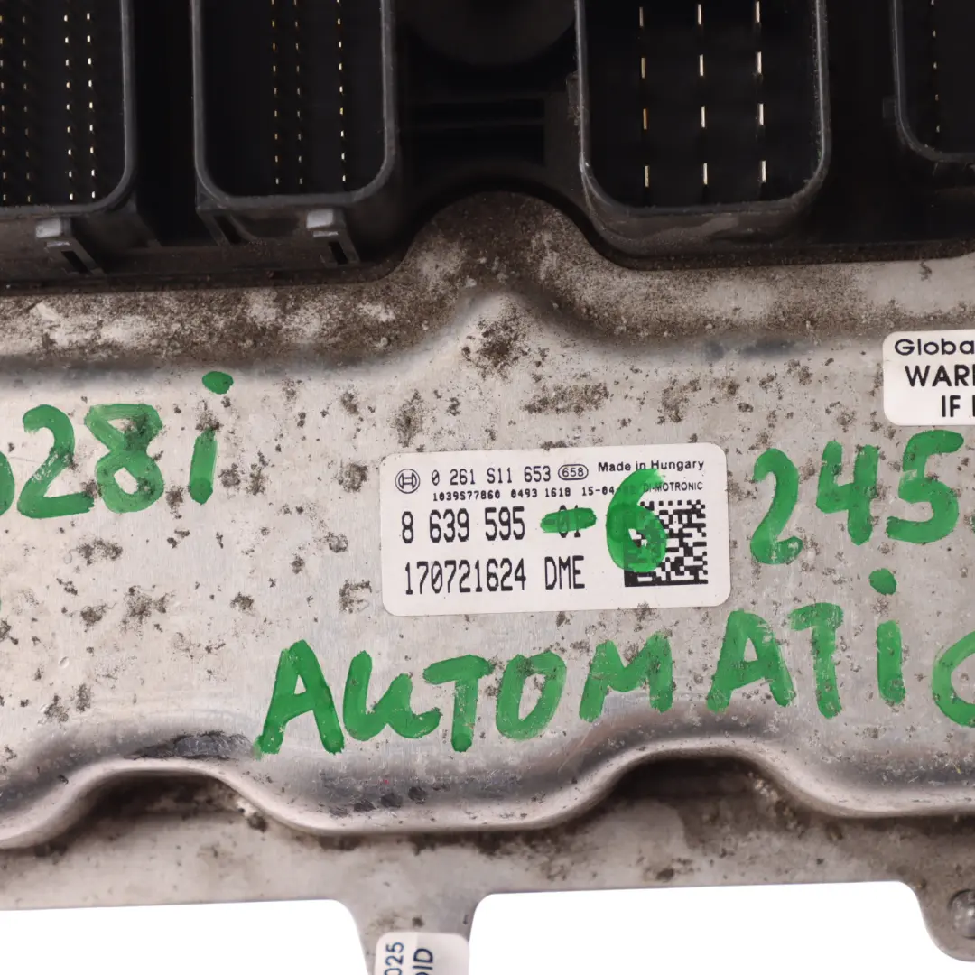N20 245KM Sterownik Silnika DME Automat do BMW F30 F31 F32 328i 428i o numerze 8639595 BMW F30 F31 F32 328i 428i N20 245KM Sterownik Silnika DME Automat - SKU 8639595-12 - Numer Części 8639595