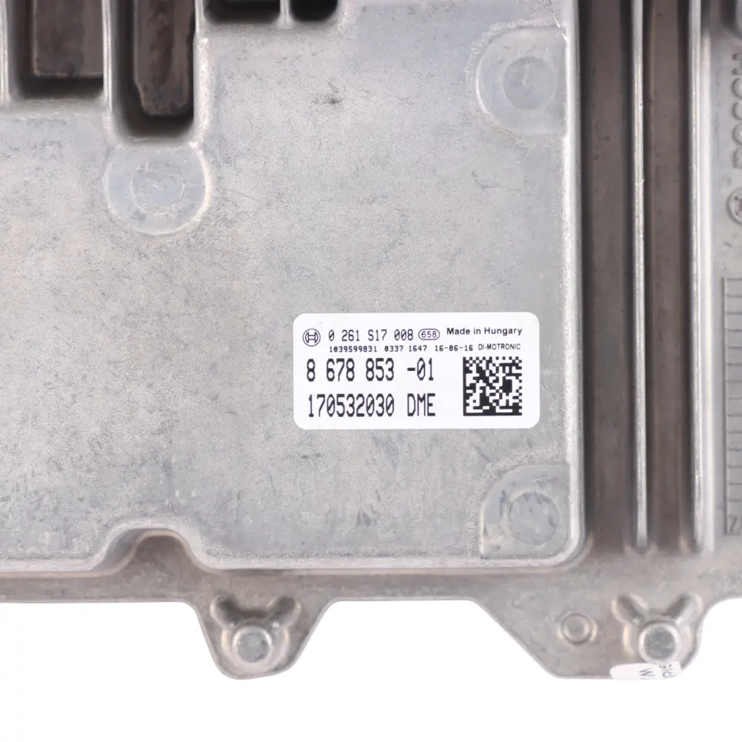 Mini Cooper F54 F55 136HP B38 Petrol Engine Control ECU DME Kit 8654460 Manual - SKU 8678853 - Part number 8674260