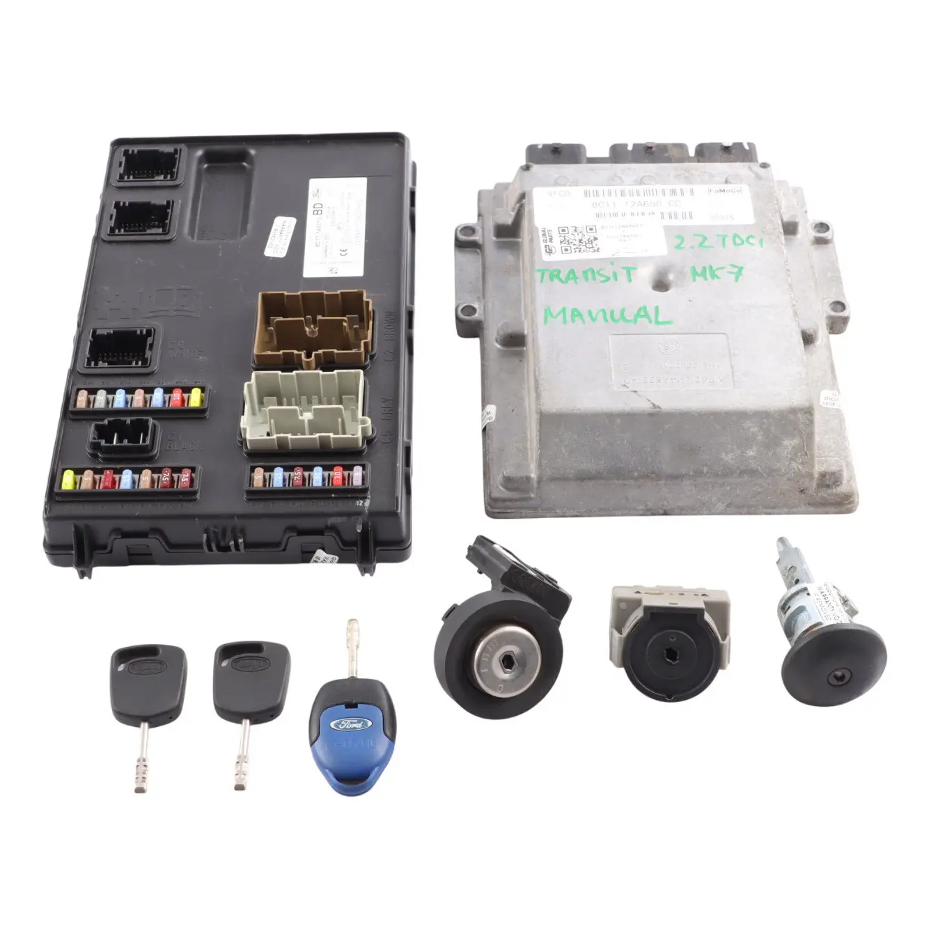Ford Transit MK7 2.2 TDCI 85HP Diesel Engine Control ECU Kit 8C1112A650CC Manual