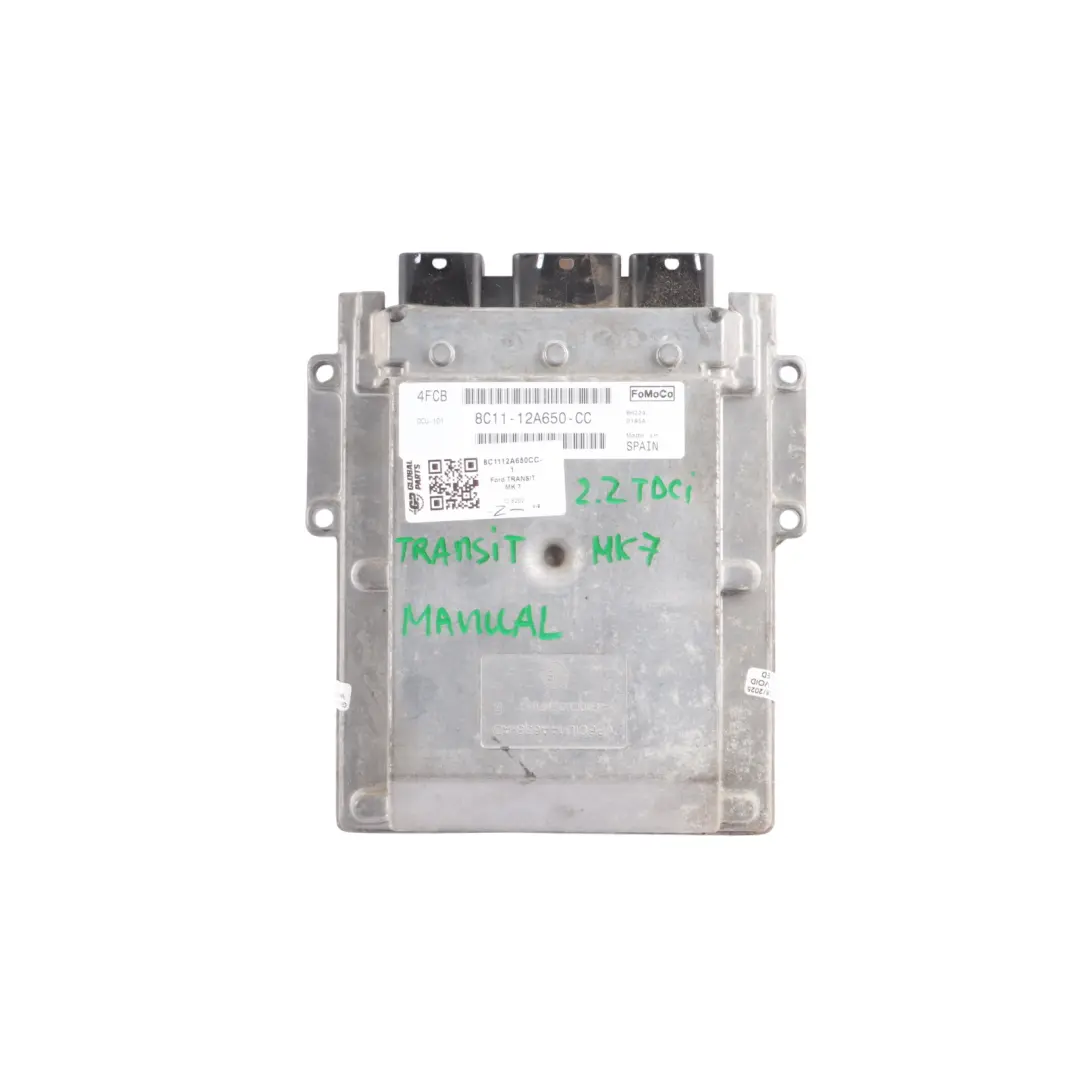 85HP Diesel Engine Control ECU Kit 8C1112A650CC Manual to Ford Transit MK7 2.2 TDCI with Part number 8C1112A650CC-1 Ford Transit MK7 2.2 TDCI 85HP Diesel Engine Control ECU Kit 8C1112A650CC Manual - SKU 8C1112A650CC-1 - Part number 8C1112A650CC-1