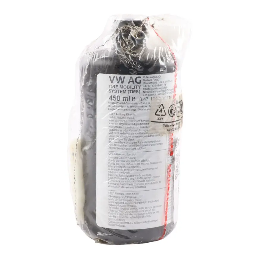 Tyre Sealant Tire Puncture Repair Glue Bottle to Audi A4 B9 A5 F5 with Part number 8E0012619C Audi A4 B9 A5 F5 Tyre Sealant Tire Puncture Repair Glue Bottle - SKU 8E0012619C - Part number 8E0012619C