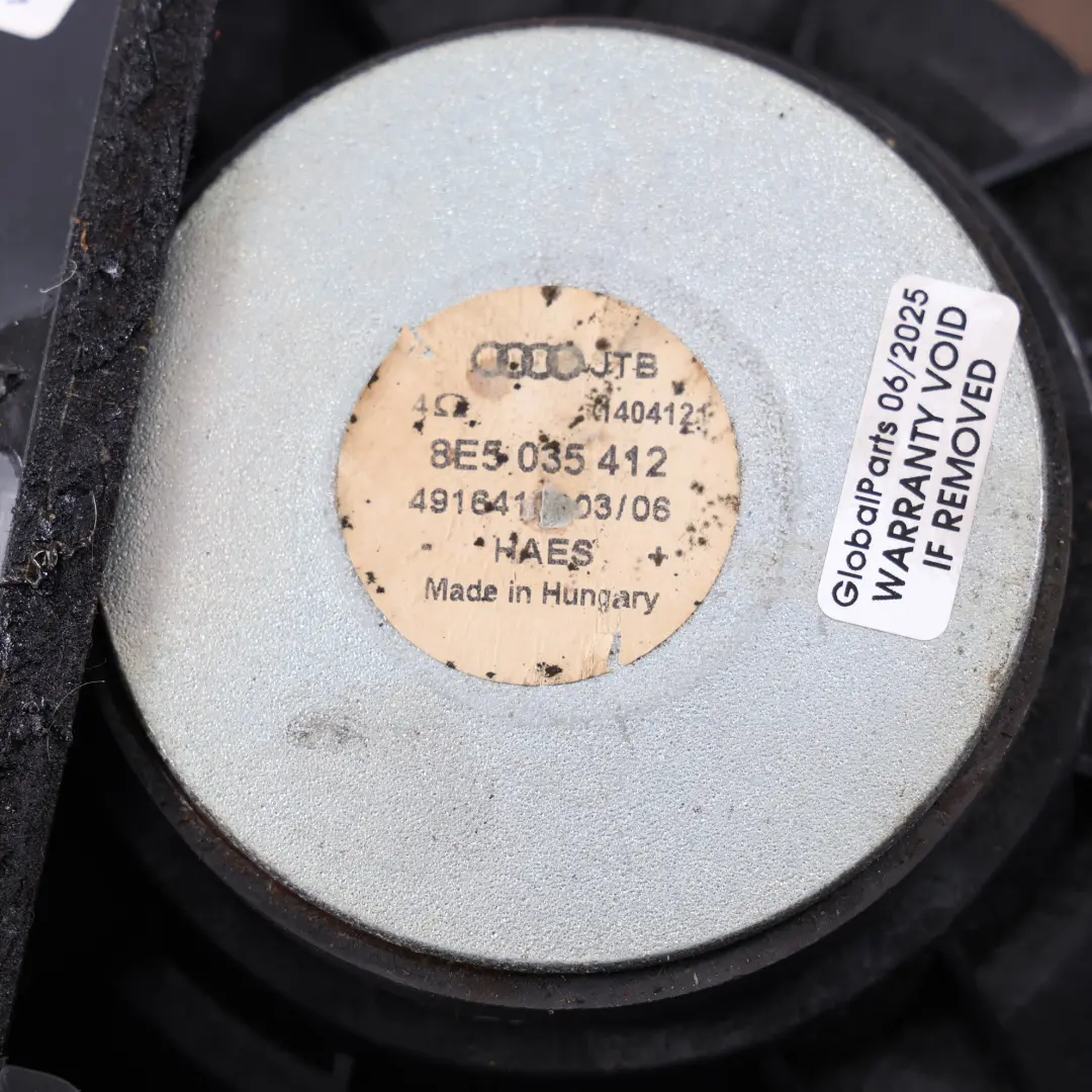 Subwoofer Bass-Lautsprecher Hinten Lautsprecher Bose für Audi A4 B7 mit Teilenummer 8E5035412 Audi A4 B7 Subwoofer Bass-Lautsprecher Hinten Lautsprecher Bose - SKU 8E5035412 - Teilenummer 8E5035412