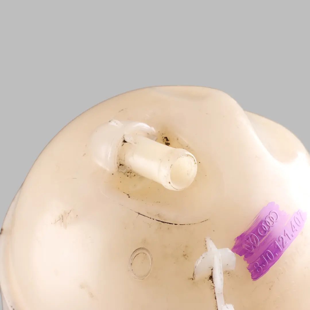 TTRS 8J Engine Coolant Expansion Tank Reservoir Bottle to Audi with Part number 8J0121407 Audi TTRS 8J Engine Coolant Expansion Tank Reservoir Bottle - SKU 8J0121407 - Part number 8J0121407