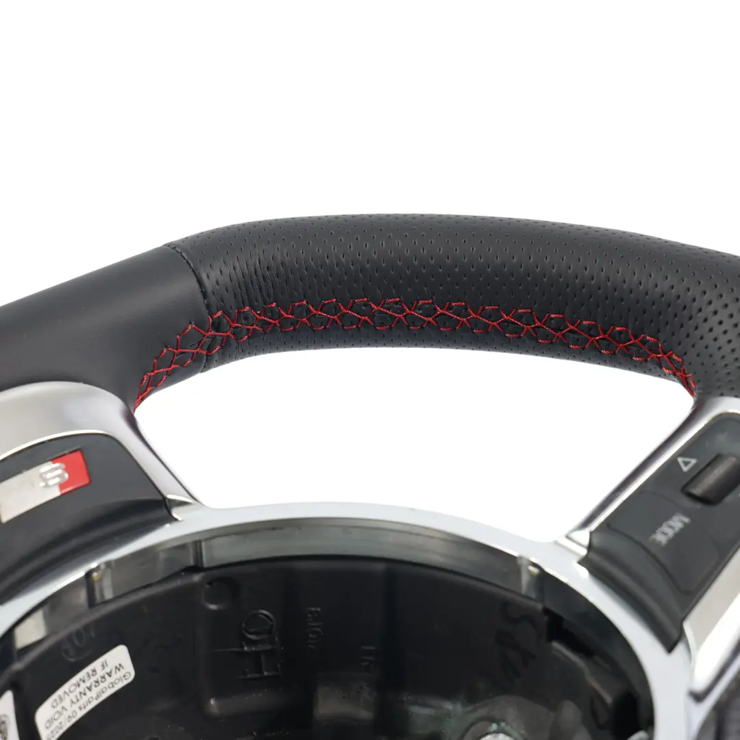 NUOVO In Pelle Nera Fondo Piatto per Audi A3 8P S-Line Volante con numero di parte 8J0419091G Audi A3 8P S-Line Volante NUOVO In Pelle Nera Fondo Piatto - SKU 8J0419091G-2 - Numero di parte 8J0419091G