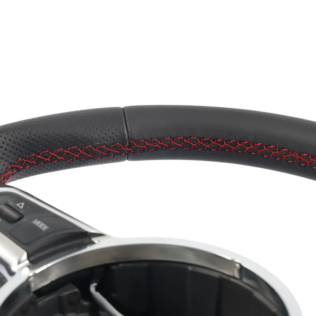 NUOVO In Pelle Nera Fondo Piatto per Audi A3 8P S-Line Volante con numero di parte 8J0419091G Audi A3 8P S-Line Volante NUOVO In Pelle Nera Fondo Piatto - SKU 8J0419091G-2 - Numero di parte 8J0419091G