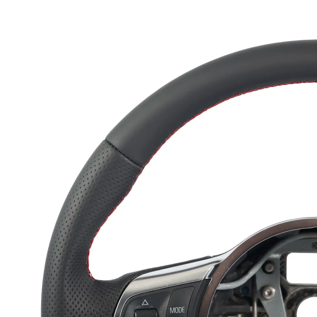 Audi A3 8P S-Line Steering Wheel NEW Black Leather Flat Bottom - SKU 8J0419091G-2 - Part number 8J0419091G