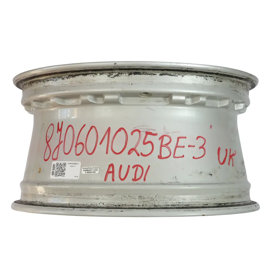 Audi TT 8J Wheel Rim Alloy 17" ET:50 8,5J Silver - SKU 8J0601025BE-3 - Part number 8J0601025BE