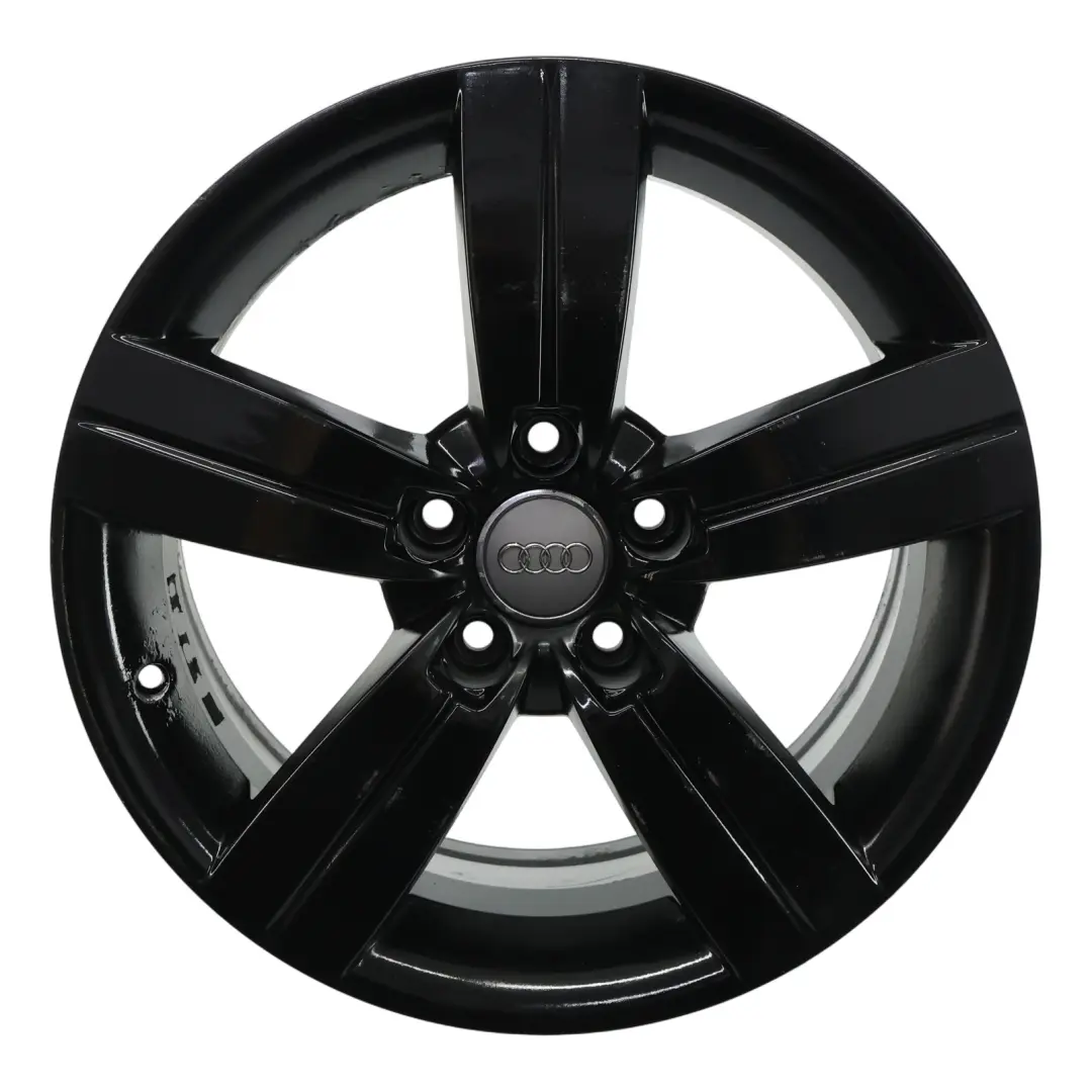 Audi TT Mk2 8J Black Alloy Wheel Rim 17" ET:47 8J Star Spoke - SKU 8J0601025C-5 - Part number 8J0601025C