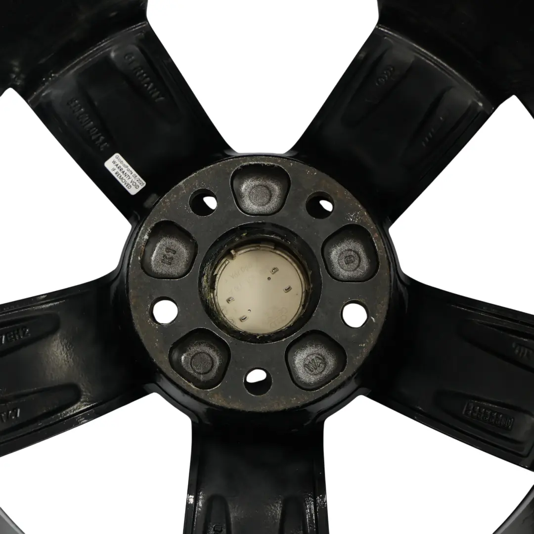 Audi TT Mk2 8J Black Alloy Wheel Rim 17" ET:47 8J Star Spoke - SKU 8J0601025C-5 - Part number 8J0601025C