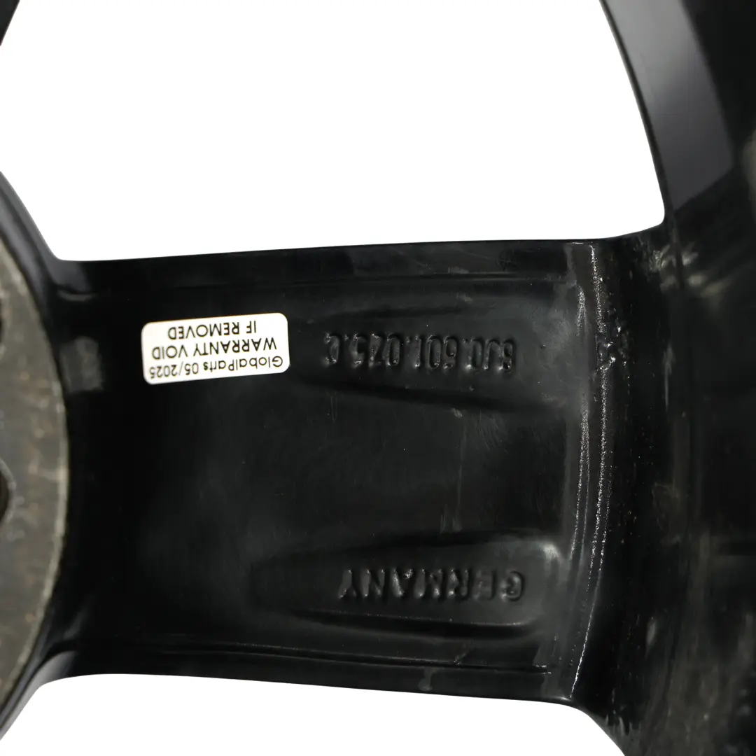 Audi TT Mk2 8J Black Alloy Wheel Rim 17" ET:47 8J Star Spoke - SKU 8J0601025C-5 - Part number 8J0601025C