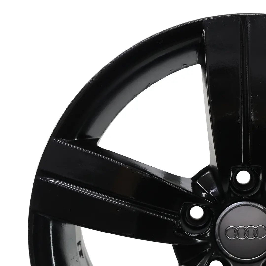 Audi TT Mk2 8J Black Alloy Wheel Rim 17" ET:47 8J Star Spoke - SKU 8J0601025C-5 - Part number 8J0601025C