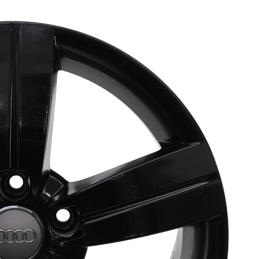 Audi TT Mk2 8J Black Alloy Wheel Rim 17" ET:47 8J Star Spoke - SKU 8J0601025C-5 - Part number 8J0601025C