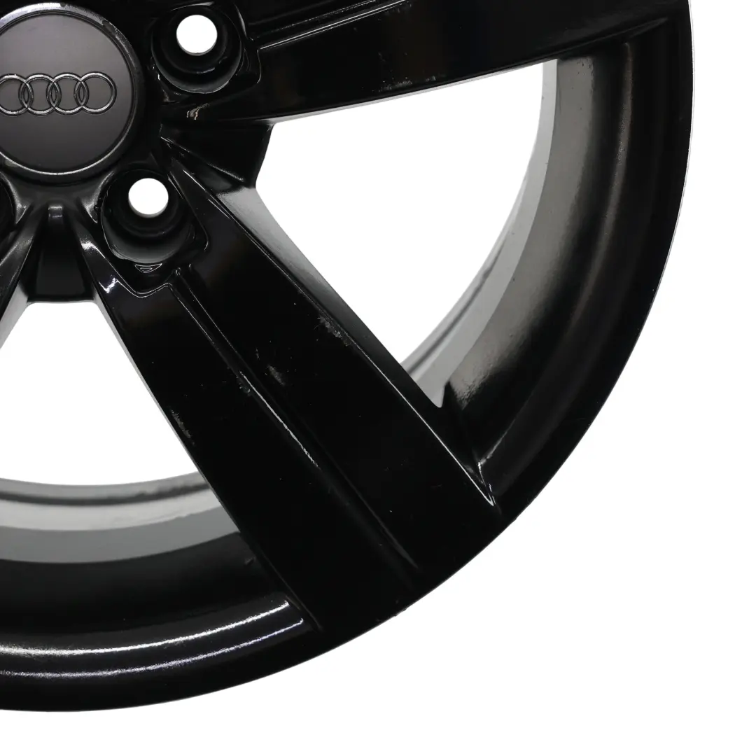 Audi TT Mk2 8J Black Alloy Wheel Rim 17" ET:47 8J Star Spoke - SKU 8J0601025C-5 - Part number 8J0601025C