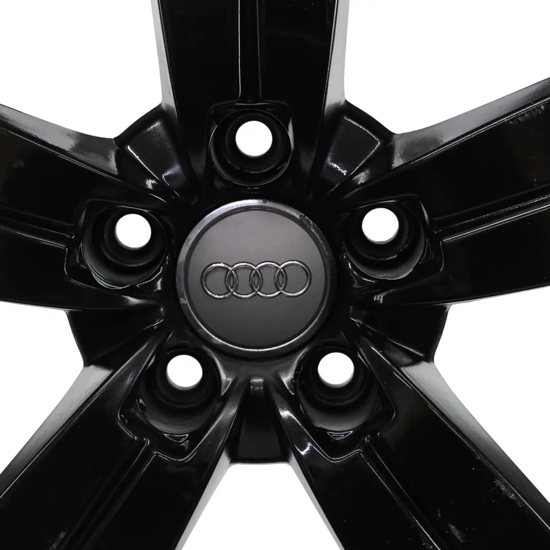 Audi TT Mk2 8J Black Alloy Wheel Rim 17" ET:47 8J Star Spoke - SKU 8J0601025C-5 - Part number 8J0601025C