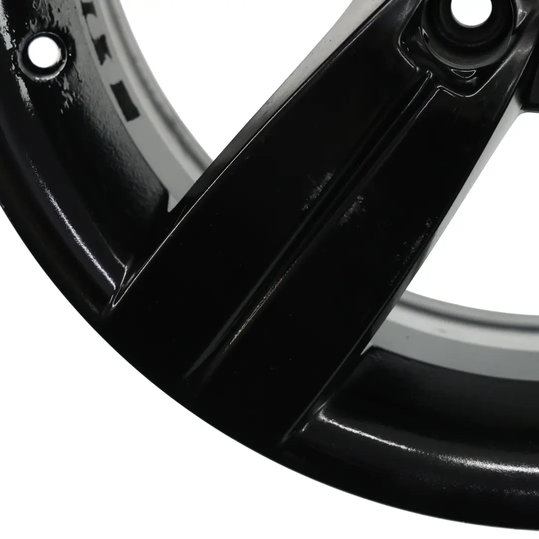 Audi TT Mk2 8J Black Alloy Wheel Rim 17" ET:47 8J Star Spoke - SKU 8J0601025C-5 - Part number 8J0601025C