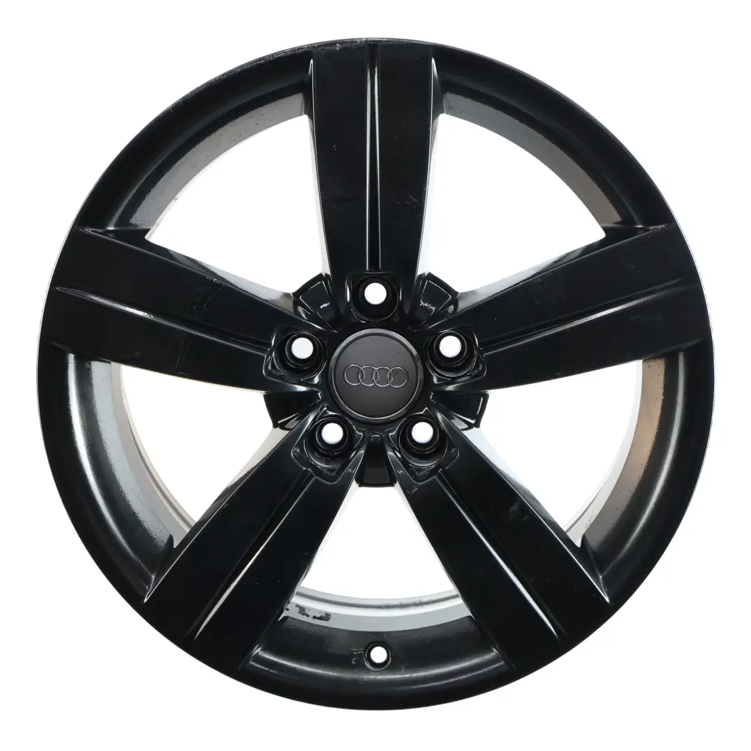 Mk2 8J Black Alloy Wheel Rim 17" 8J ET:47 Star Spoke to Audi TT with Part number 8J0601025C Audi TT Mk2 8J Black Alloy Wheel Rim 17" 8J ET:47 Star Spoke - SKU 8J0601025C-7 - Part number 8J0601025C