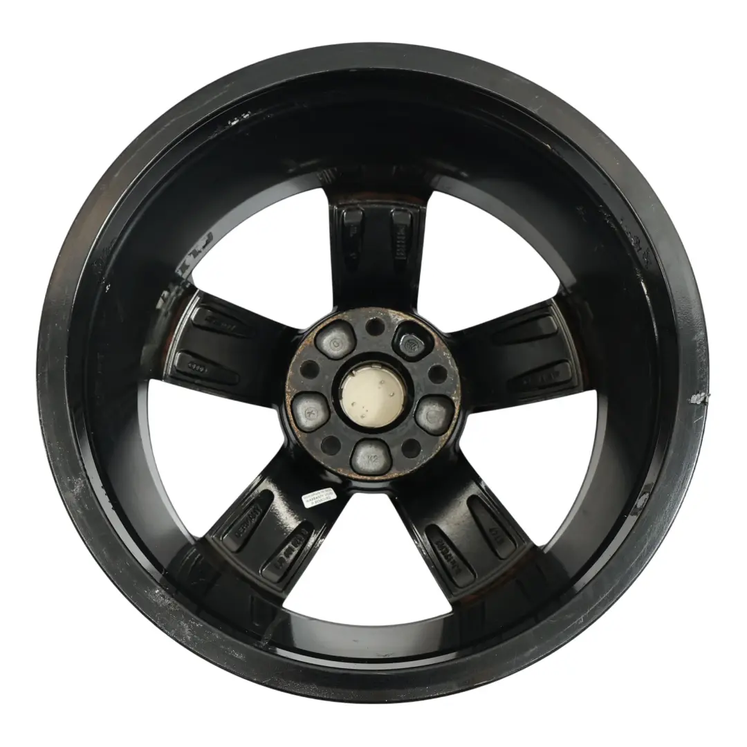 Audi TT Mk2 8J Black Alloy Wheel Rim 17" 8J ET:47 Star Spoke - SKU 8J0601025C-7 - Part number 8J0601025C