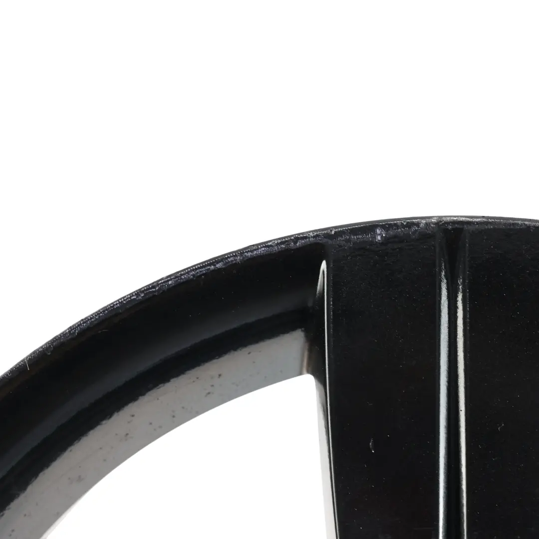 Audi TT Mk2 8J Black Alloy Wheel Rim 17" 8J ET:47 Star Spoke - SKU 8J0601025C-7 - Part number 8J0601025C