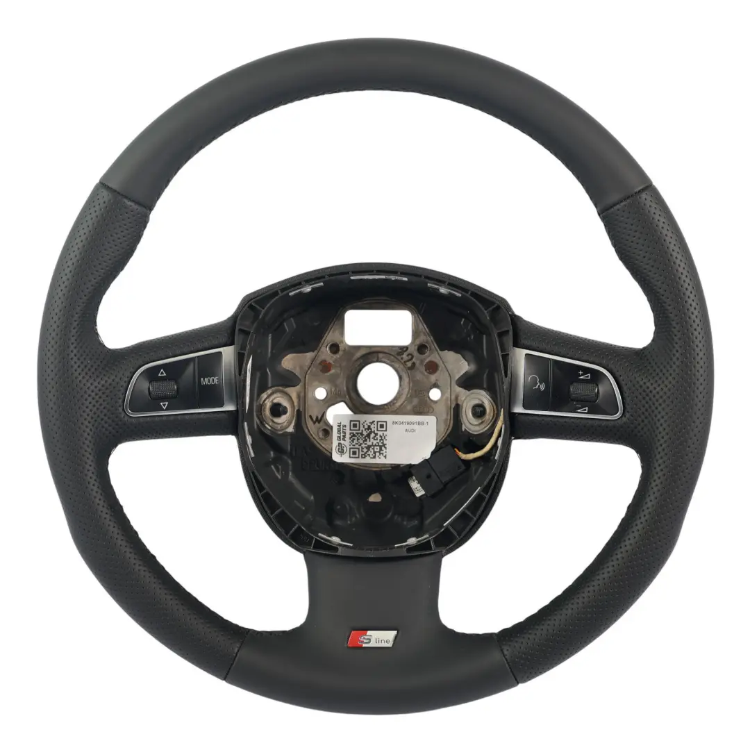 Audi A4 B8 A5 8T Volante S-Line NUOVO Pelle Nera - SKU 8K0419091BB-1 - Numero di parte 8K0419091BB