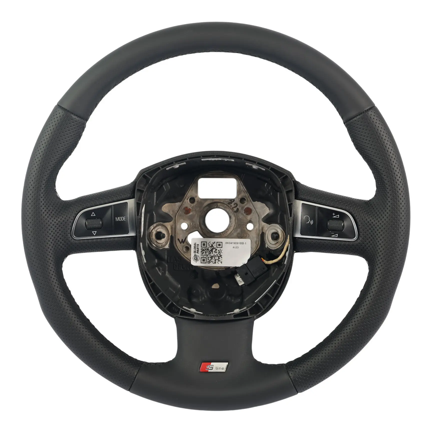 Audi A4 B8 A5 8T Steering Wheel S-Line NEW Black Leather 8K0419091BB