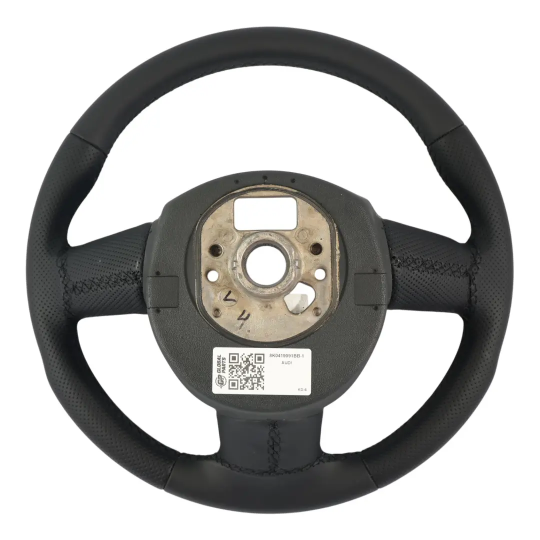 Audi A4 B8 A5 8T Steering Wheel S-Line NEW Black Leather - SKU 8K0419091BB-1 - Part number 8K0419091BB