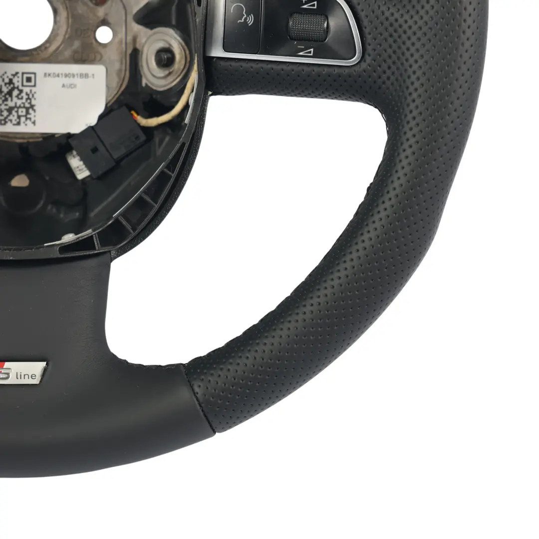 Steering Wheel S-Line NEW Black Leather to Audi A4 B8 A5 8T with Part number 8K0419091BB Audi A4 B8 A5 8T Steering Wheel S-Line NEW Black Leather - SKU 8K0419091BB-1 - Part number 8K0419091BB