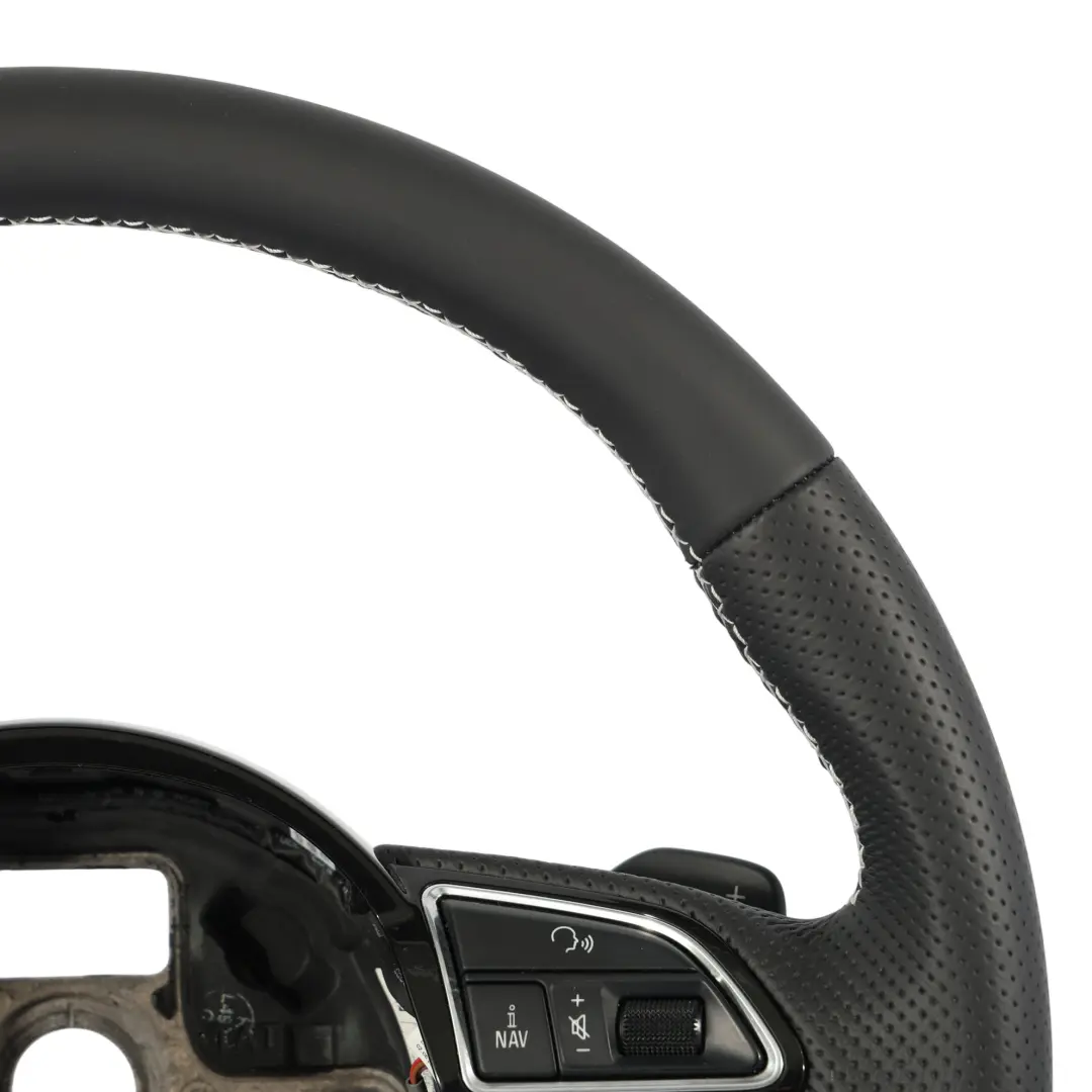 Volant S-Line NOUVEAU Levier de Vitesses en Cuir pour Audi A4 B8 A5 8T Q5 à propos du numéro de pièce 8K0419091CB Audi A4 B8 A5 8T Q5 Volant S-Line NOUVEAU Levier de Vitesses en Cuir - SKU 8K0419091CB-2 - Numéro de pièce 8K0419091CB