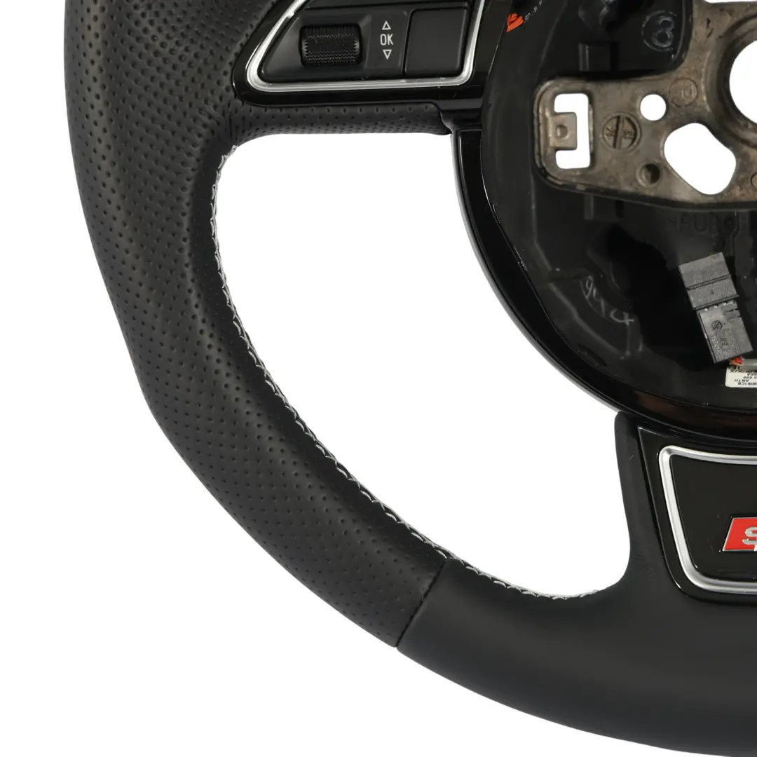 Lenkrad S-Line NEU Leder Schaltwippen für Audi A4 B8 A5 8T Q5 mit Teilenummer 8K0419091CB Audi A4 B8 A5 8T Q5 Lenkrad S-Line NEU Leder Schaltwippen - SKU 8K0419091CB-2 - Teilenummer 8K0419091CB