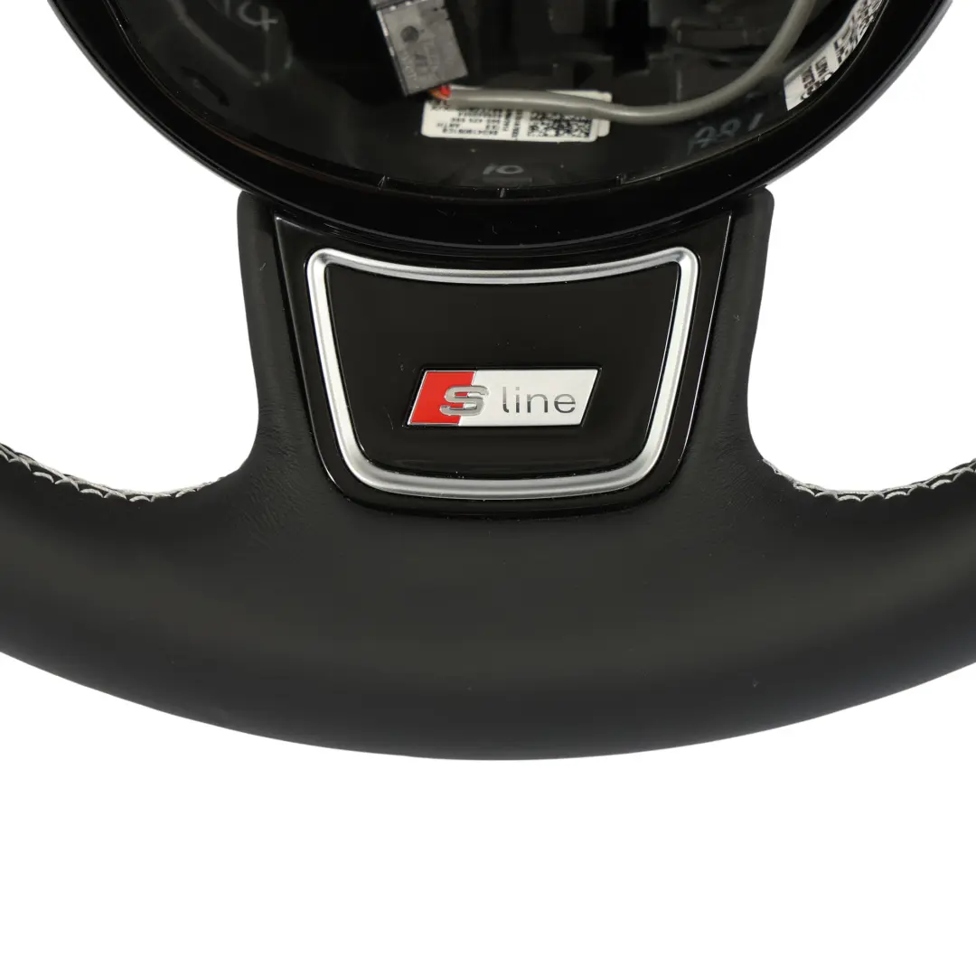 Steering Wheel S-Line NEW Leather Paddle Shift to Audi A4 B8 A5 8T Q5 with Part number 8K0419091CB Audi A4 B8 A5 8T Q5 Steering Wheel S-Line NEW Leather Paddle Shift - SKU 8K0419091CB-2 - Part number 8K0419091CB