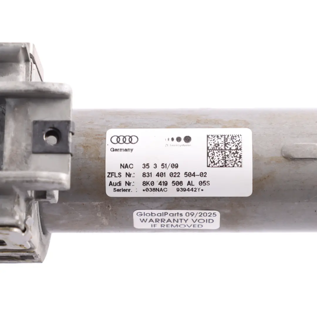 Audi A5 8T Steering Column Electric Adjustable Steering Unit - SKU RHD-8K0419502R - Part number 8K0419506AL