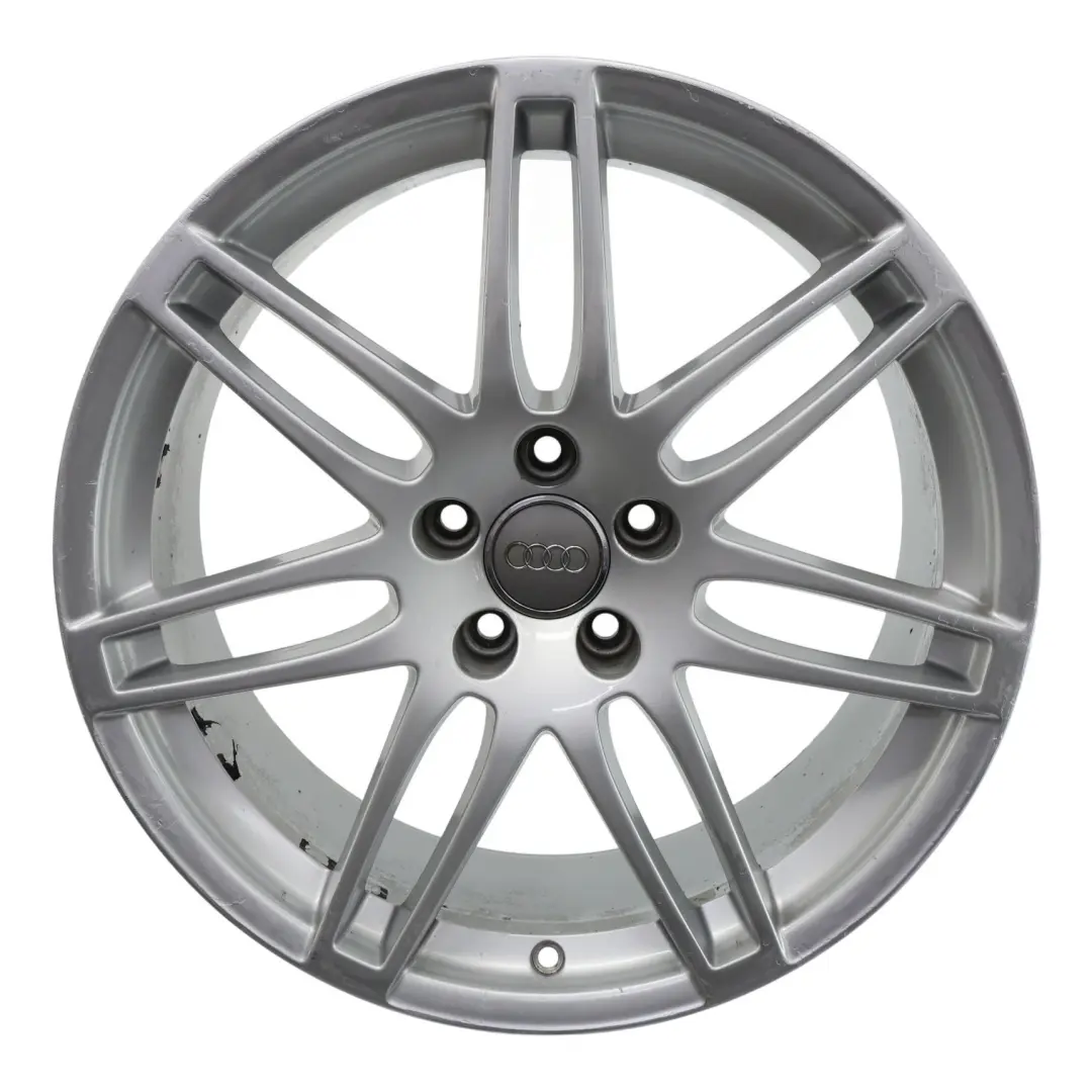 Argento Cerchio In Lega 19" 8.5J ET:43 Doppie Razze per Audi A4 B8 con numero di parte 8K0601025AA Audi A4 B8 Argento Cerchio In Lega 19" 8.5J ET:43 Doppie Razze - SKU 8K0601025AA-1 - Numero di parte 8K0601025AA