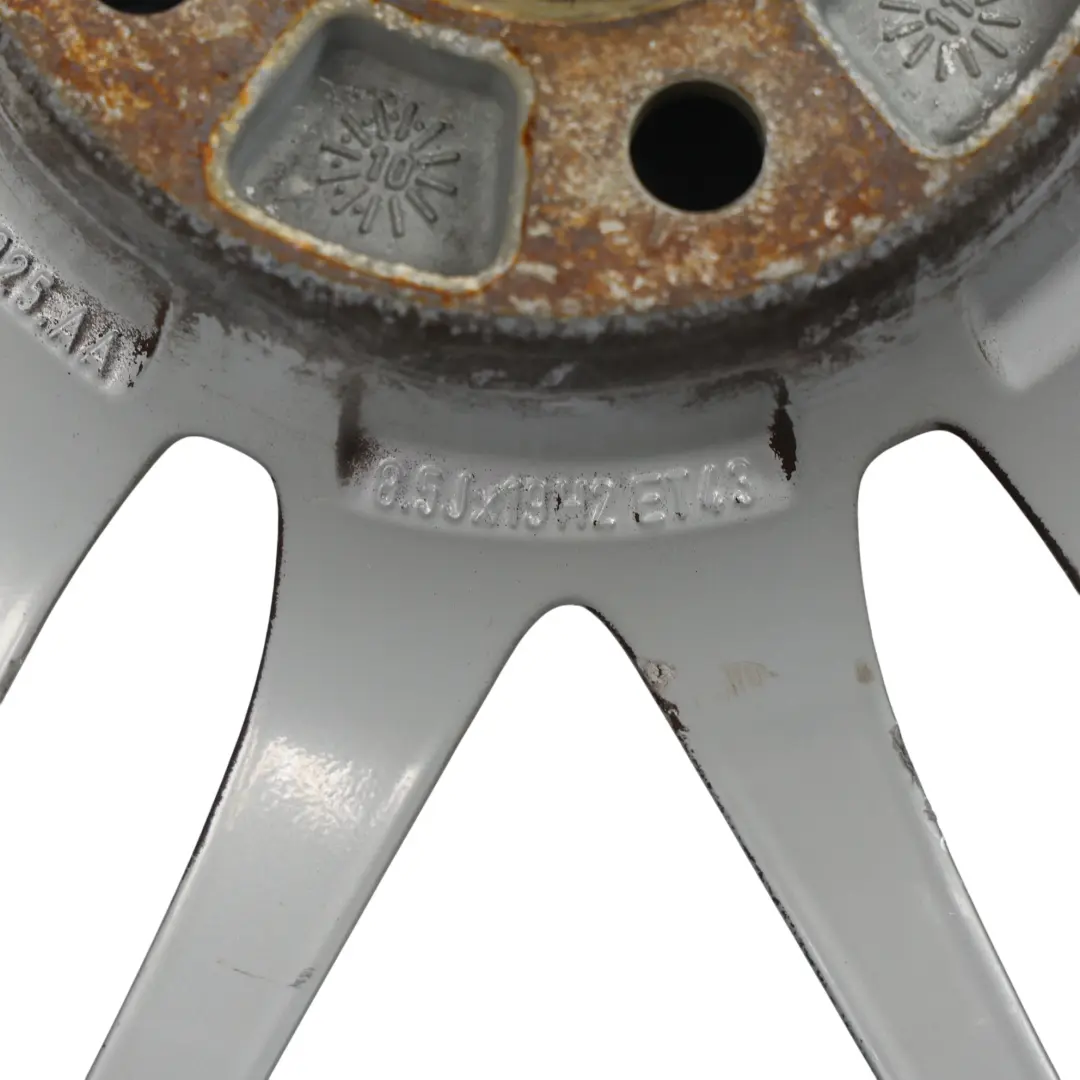 Audi A4 B8 8K Silver Wheel Alloy Rim 19" 8.5J ET:43 Twin Spoke - SKU 8K0601025AA-1 - Part number 8K0601025AA