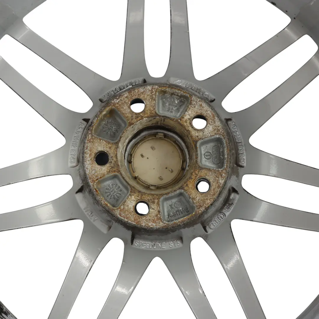 Audi A4 B8 Felga Aluminiowa Srebrna 19" 8.5J ET:43 Twin Spoke - SKU 8K0601025AA-2 - Numer Części 8K0601025AA