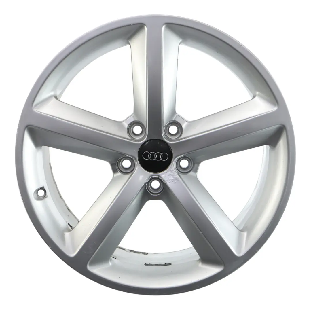 Audi A4 B8 8K Llanta Aleación Plateada 18" ET:47 8J Radios Estrella - SKU 8K0601025Q-1 - Número de pieza 8K0601025Q