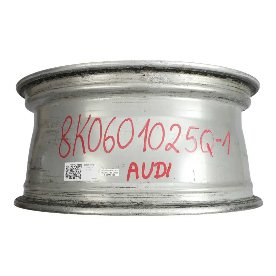 Audi A4 B8 8K Llanta Aleación Plateada 18" ET:47 8J Radios Estrella - SKU 8K0601025Q-1 - Número de pieza 8K0601025Q