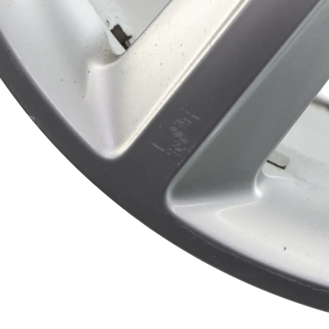 Audi A4 B8 8K Silver Wheel Alloy Rim 18" ET:47 8J Star Spoke - SKU 8K0601025Q-1 - Part number 8K0601025Q