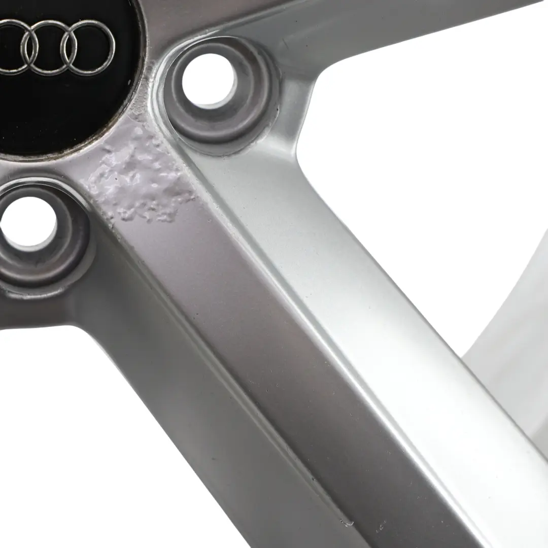 Audi A4 B8 Silberne Alufelge 18" ET:47 8J Sternspeiche - SKU 8K0601025Q-1 - Teilenummer 8K0601025Q