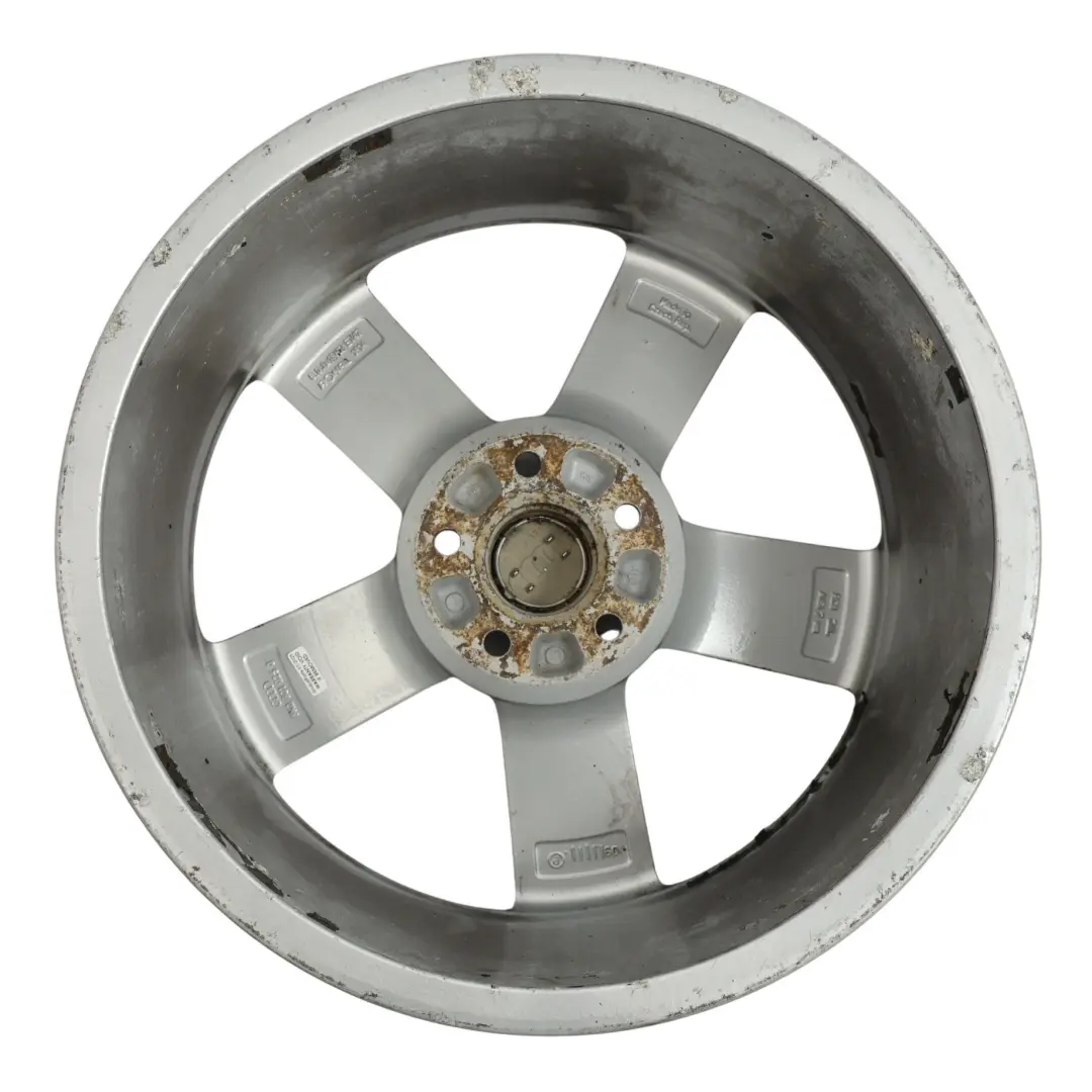 Audi A4 B8 Leicht Metall Felge Grau 18" 8J ET:47 Stern Speiche - SKU 8K0601025Q-5 - Teilenummer 8K0601025Q