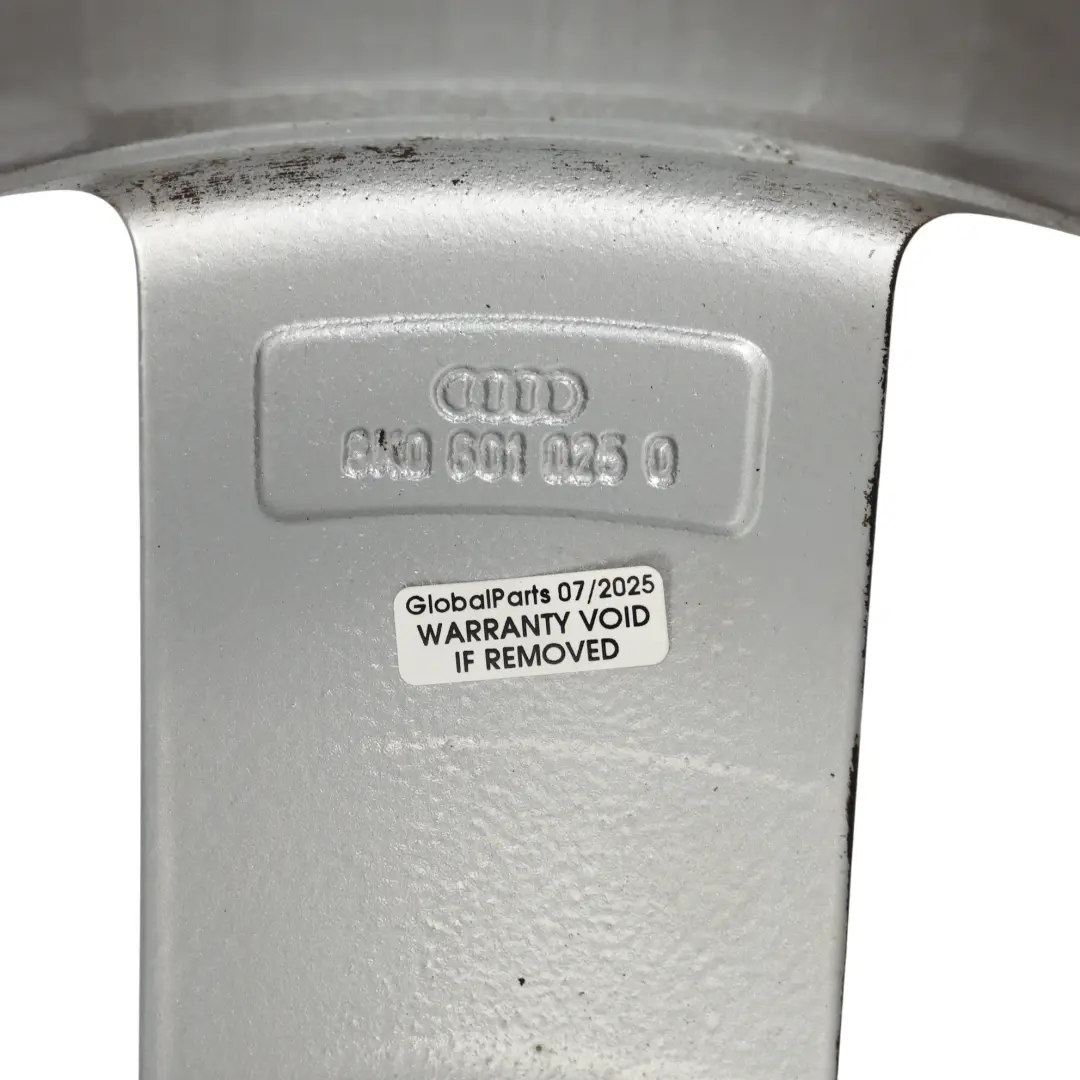 Audi A4 B8 Leicht Metall Felge Grau 18" 8J ET:47 Stern Speiche - SKU 8K0601025Q-5 - Teilenummer 8K0601025Q