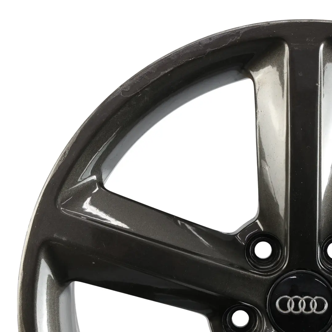 Audi A4 B8 Jante En Alliage Grise 18" 8J ET:47 À Rayons Étoilés - SKU 8K0601025Q-5 - Numéro de pièce 8K0601025Q