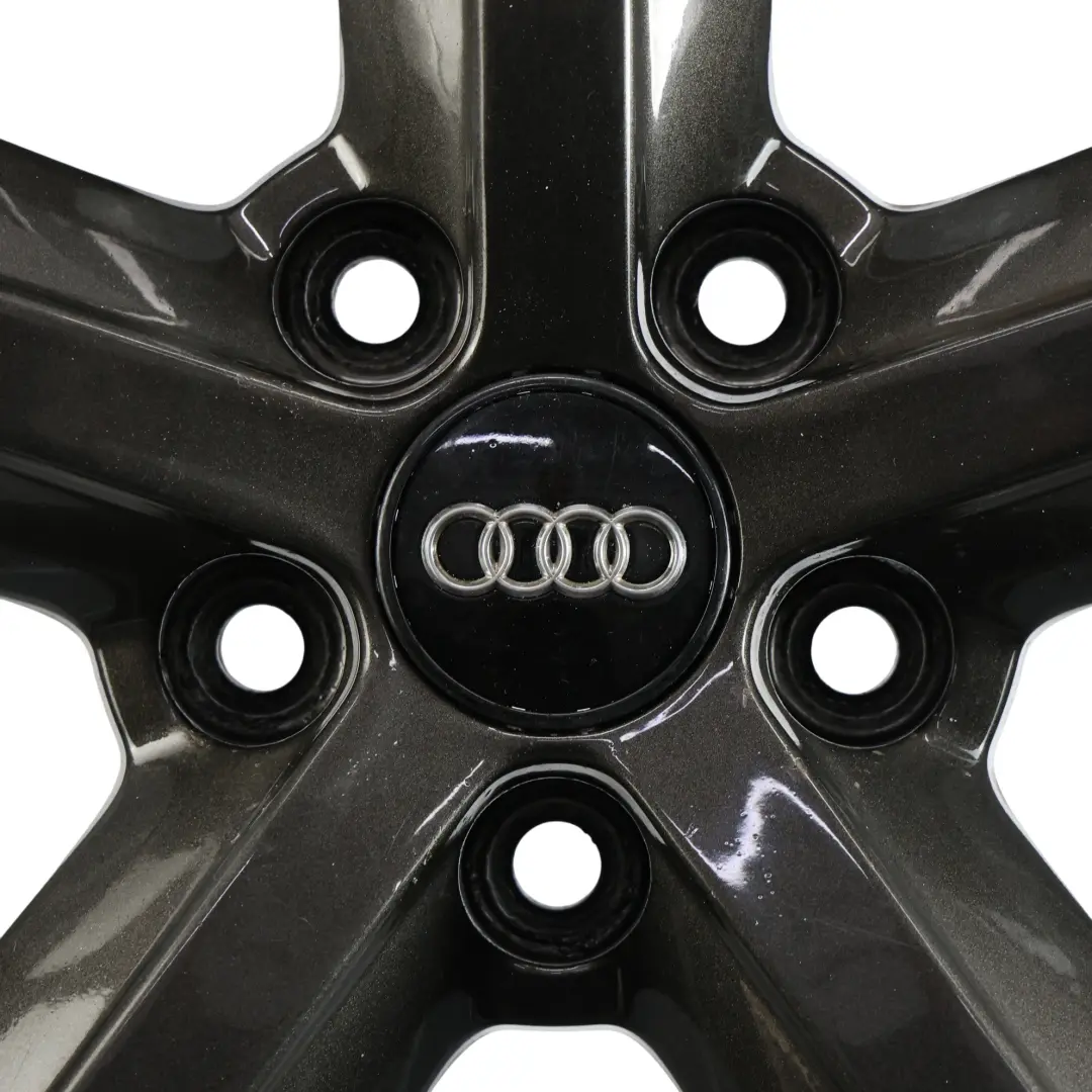 Audi A4 B8 Wheel Alloy Rim Grey 18" 8J ET:47 Star Spoke - SKU 8K0601025Q-5 - Part number 8K0601025Q