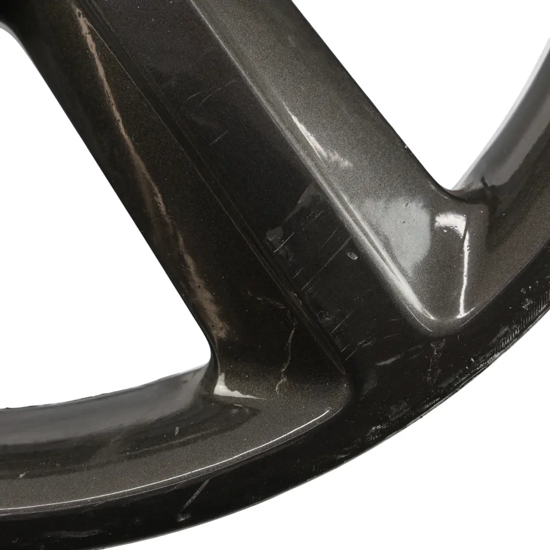 Audi A4 B8 Wheel Alloy Rim Grey 18" 8J ET:47 Star Spoke - SKU 8K0601025Q-5 - Part number 8K0601025Q